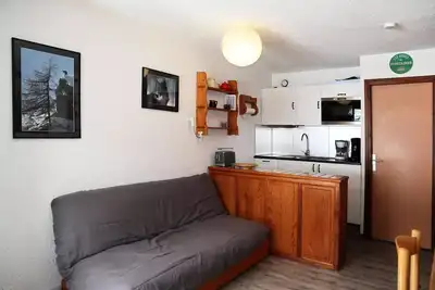 Image de Cairn Residence - Studio 4 Personen Blick auf Pisten