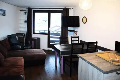 Image de Superbe Studio Rés. Le Cairn - Studio 4 Pers vue pistes