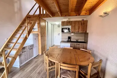 Image de 2 Zimmer-Mezzanin für 6 Personen von 31m2 - Huez's Alpe