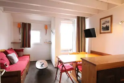 Image de 2 Zimmer-Mezzanin für 6 Personen von 43m2 - Huez's Alpe