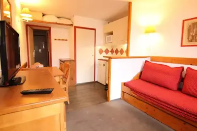 Image de Ferienwohnung 2 Zimmer für 4 Personen von 24m2 - Huez's Alpe