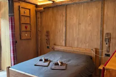 Image de Appartement 'Marmarole' avec vue sur les montagnes, jardin partagé et balcon