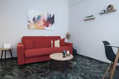 Image de Modern 1 Bd Balcony Apt Near Metro in Kato Patisia
