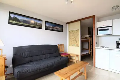 Image de Ferienwohnung 2 Zimmer für 4 Personen von 26m2 - Huez's Alpe