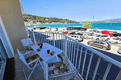 Image de Bel appartement 6 couchages, pleine vue mer, tout équipé, climatisé, tout à pied
