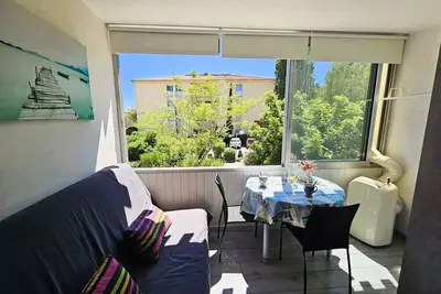 Image de Studio 4 couchages, tout Ă pied, parking, climatisation mobile