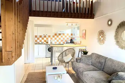 Image de Residence Marensin. Duplex-Wohnung, mit Tennis in der Nähe des Strandes von Penon