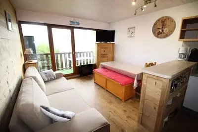 Image de Ferienwohnung Duplex 2 Zimmer Kabine 8 Betten am FuĂźe der Pisten - Auris en Oisans