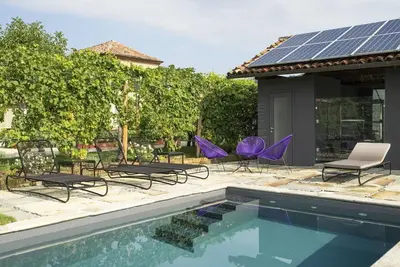 Image de Belle maison de vacances avec piscine privée, Wifi, Tv, terrasse, vue panoramique, près de Asti