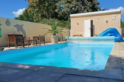 Image de Appartement 2ch avec Piscine Chauffée et Hammam privatif au coeur des vignes