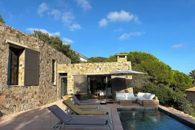 Image de Villa Raphael, vue splendide sur les Sanguinaires avec piscine à 5mn des plages