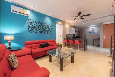 Image de Rooftop pool. Luxury apartment in Playa del Carmen