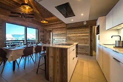 Image de Appartement en duplex 8 personnes dans une résidence neuve au pied des pistes