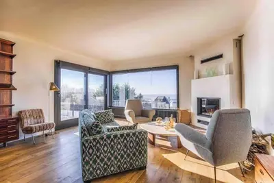 Image de Arc-en-Ciel, villa d'architecte, vue mer, jardin, terrasse, proche plage et gare