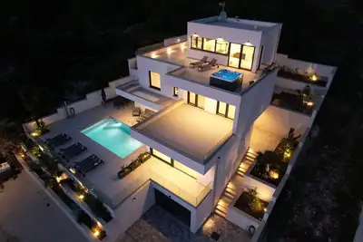 Image de New built Villa Oasis. Spacious 5-bedroom villa in charming Trogir with Ac, WiFi