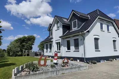 Image de Appartement 'Ferienwohnung Kiebeitznest' avec vue sur la mer, terrasse privée et Wi-Fi