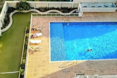 Image de Quiet 1-bedroom, two shower apartment in Santa Marta with Ac, WiFi, balcony