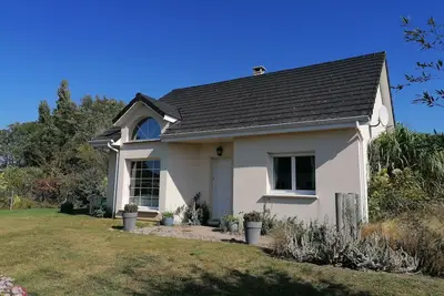 Maison de plain-pied à la campagne, terrain clos à 5min de Fécamp et Etretat