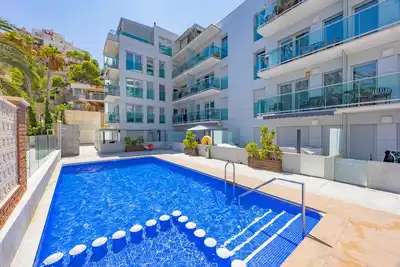 Image de Appartement 'Playa De Poniente' avec vue sur la mer, Wi-Fi et climatisation