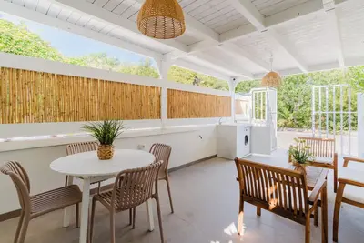 Image de Maison de vacances 'Villetta Bianca' avec terrasse privée et climatisation