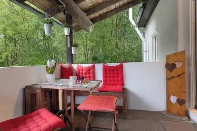 Image de Appartement \"Im Grünen\" avec terrasse, jardin partagé et Wi-Fi