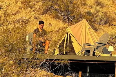 Image de Desert Den: Your Oasis For Two with Mountain Views