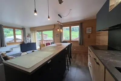 Image de 1er étage, balcon, 49m², La Clusaz