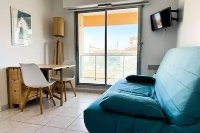 Image de Charmant T2 lumineux avec terrasse - Plage d’Eyrac