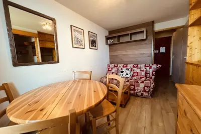 Image de Charmant T2 5 pers, skis aux pieds, balcon, ascenseur - Vallandry