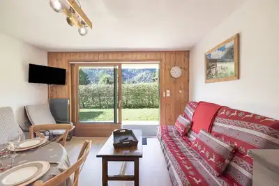 Image de Appartement 'Chalets Du Grand Massif - Immoclean' avec vue sur les montagnes