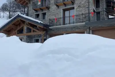 Image de Chalet authentique avec spa vue montagnes pour 12 personnes