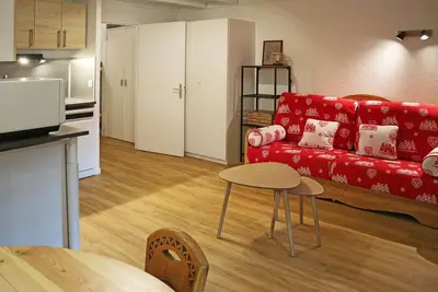 Image de Grand studio rénové 4 pers, centre station, départ skis aux pieds