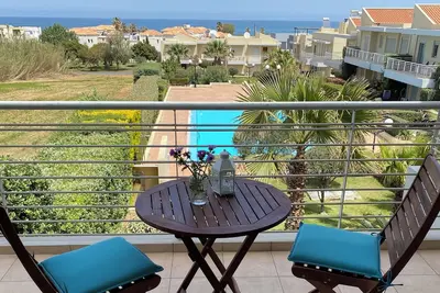 Image de MalemeYogaBlue-Comfortable 2-bedroom apt-Amazing sea view-Shared pool-Beach200m
