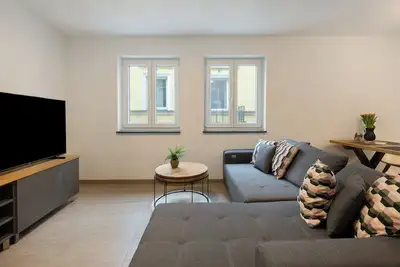 Image de Appartement 'Wohnung 4 RosenstraĂźe' avec balcon