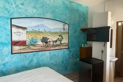 Image de Tres Generaciones Ocean view poolside room