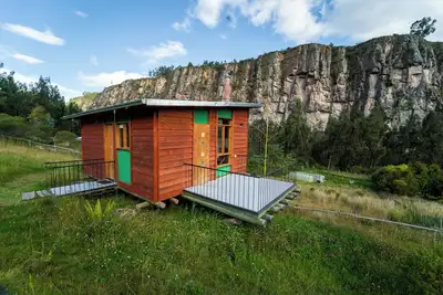 Image de Cabaña El Turpial. Cozy wooden cabin for 2 or 3 people. Located in Suesca.