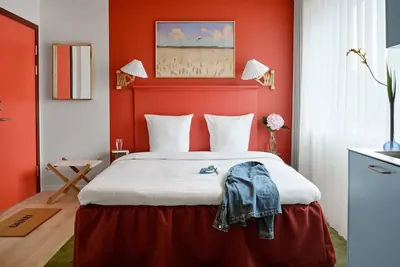 Image de Cozy, colorful studio for 2 in Amager