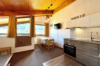 Image de Studio avec vue montagne près de Megève