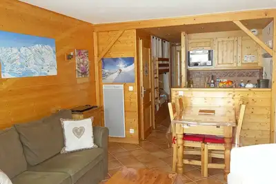 Image de Appartement 'Appartement Granel Les Menuires' avec vue sur les montagnes, balcon et Wi-Fi