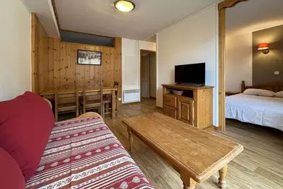 Image de Appartement 6 pers Les Orres 1800 avec piscine et sauna