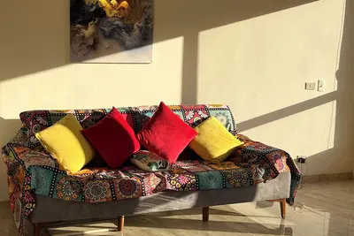 Image de Cozy apartment in charming green area of Maadi Sarayat Cairo w/ WiFi, Ac