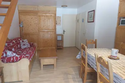 Image de Charmant duplex 8 pers avec balcon à Valloire, proche commerces et remontées mécaniques