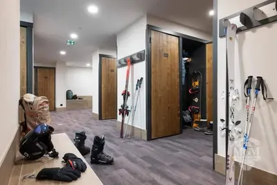 Image de Wifi, piscine, sauna, hammam, balcon, parking, télévision, casier à ski, 88m², Valmorel