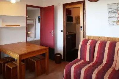Image de Studio confortable au pied des pistes, Solarium, Animaux admis