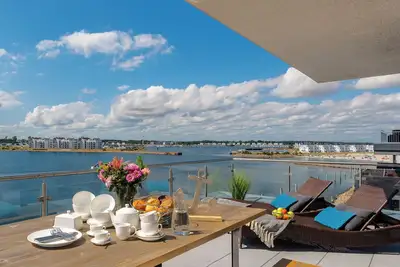 Image de \"Sky 65\" - Exclusive penthouse with sauna & sea view at Ostsee Resort Olpenitz