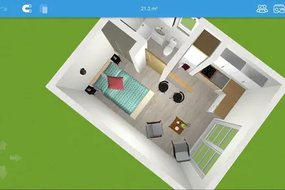 Image de Studio meublé 20 m2 indépendant dans maison village à louer à la semaine