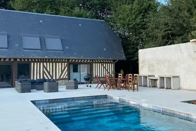 Image de La Villa Saint-Léger - Maison normande rénovée 5 chambres - piscine - jardin