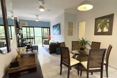 Image de Apartment-Cond Beira Mar-03 House(2suites)-Wi-Fi- Swimming Pool-Air Cond-2 Gar-Enseada/GUARUJÁ