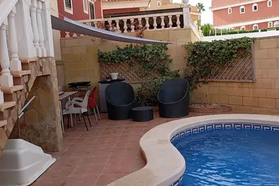 Image de La maison du soleil, piscine privée, à 2 minutes des plages sublimes
