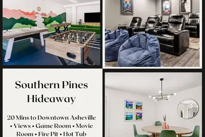 Image de Movie and Game Rooms | Hot Tub | 20 min to Avl